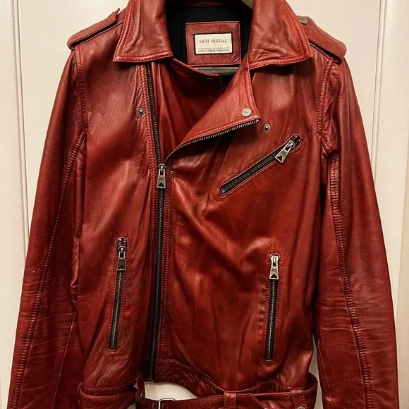 Shine Original Jackets Coats Shine Original Leather Jacket